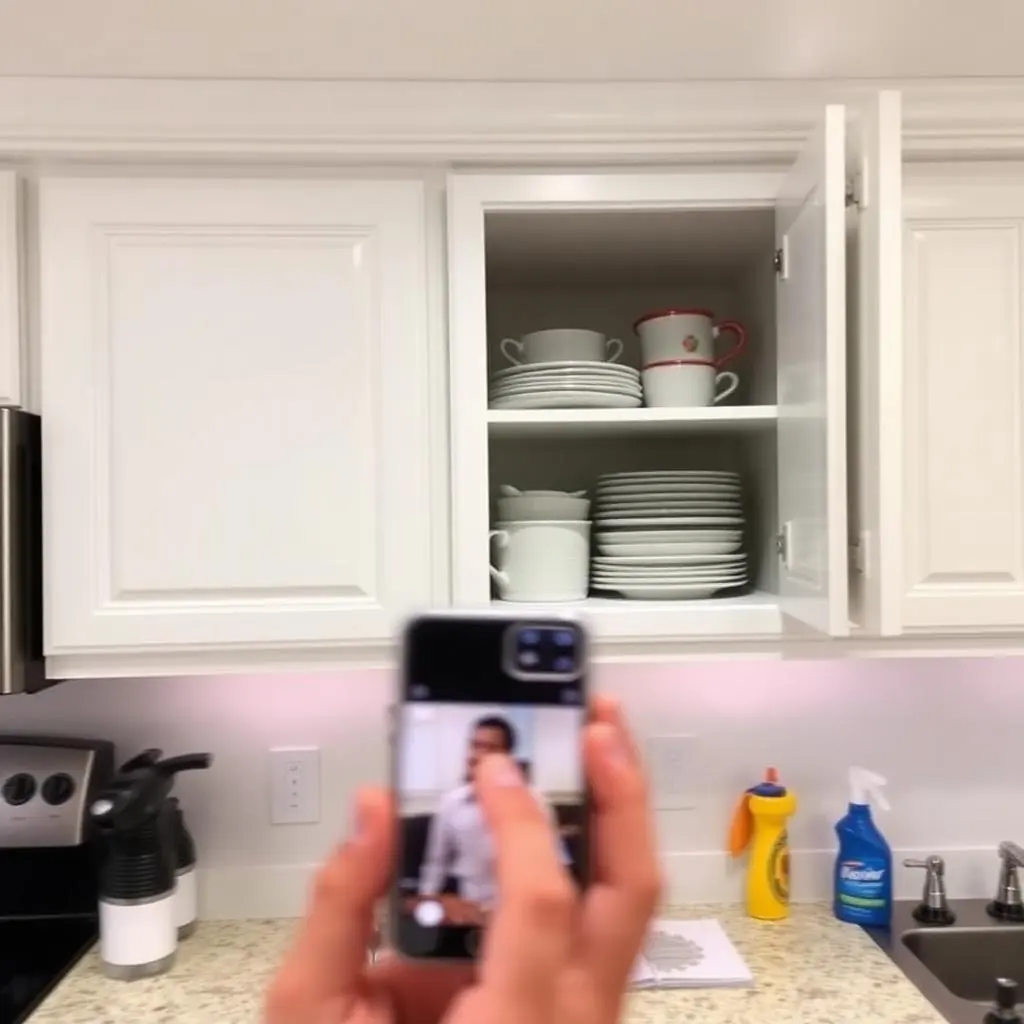 Kitchen cabinet realignment in Boca Raton home with crisp aligned white shaker doors and soft-close hinges